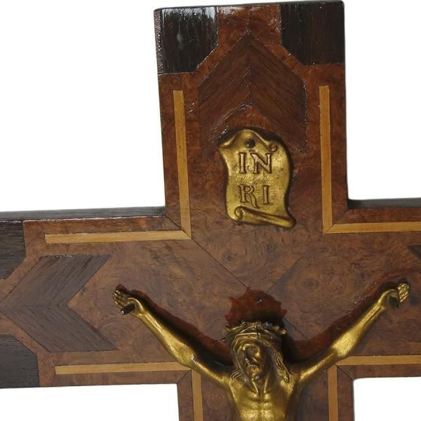 アンティーク キリスト 十字架 置物 壁掛け ヴィンテージ クロス 