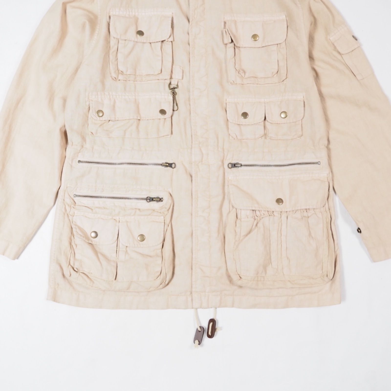 RALPH LAUREN linen photographer jacket M beige /ラルフ