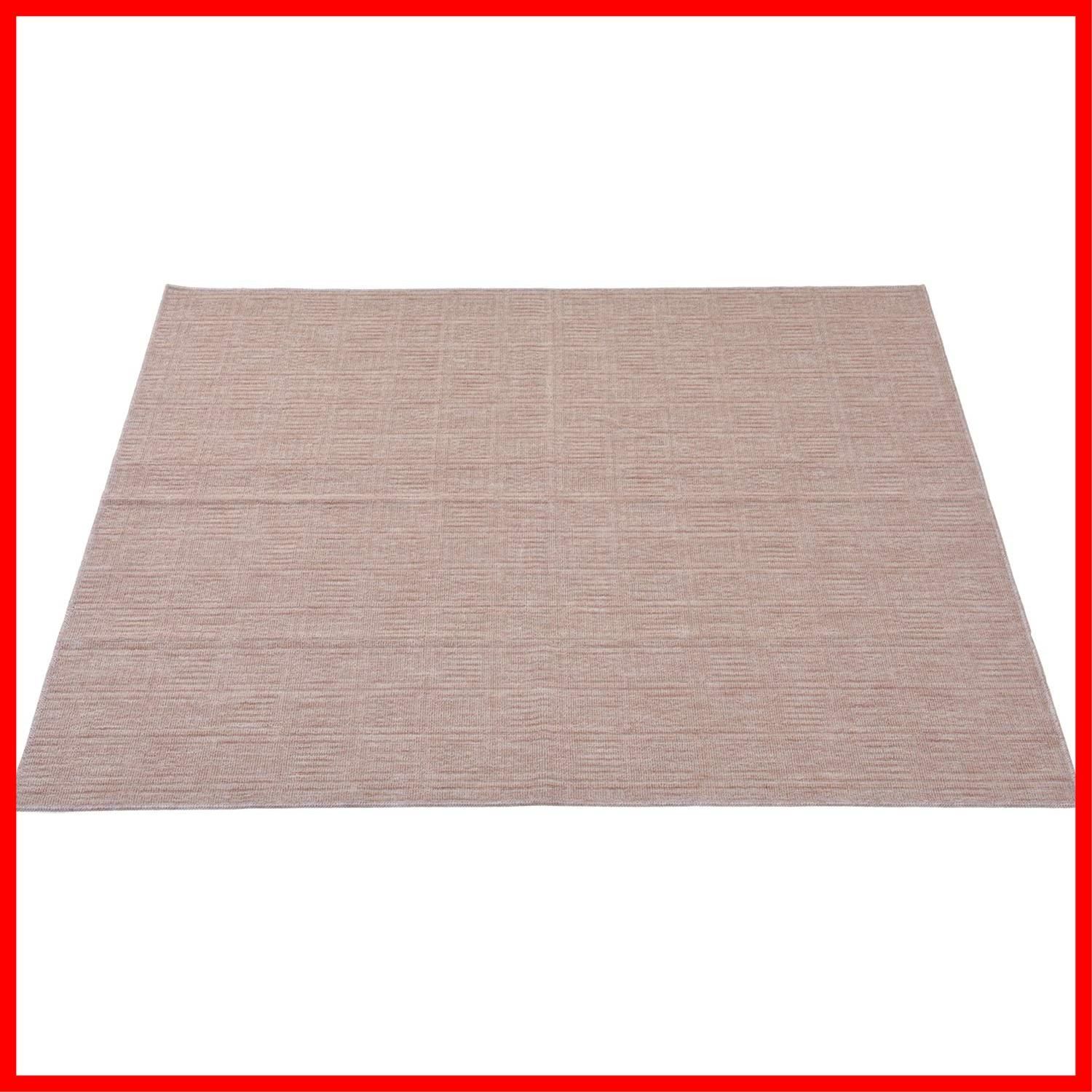 特価商品】ベージュ 江戸間 薄手カーペット 6畳 261×352cm NBL