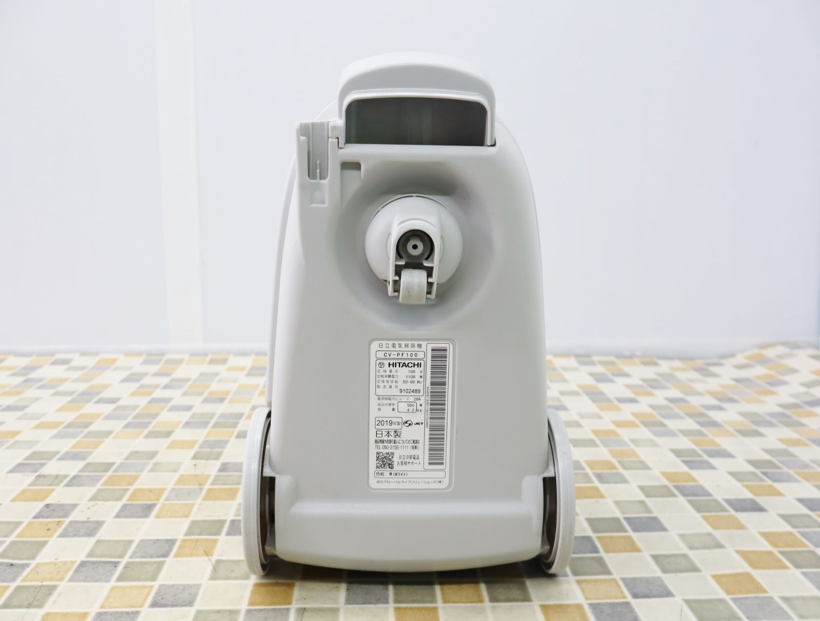 日立　紙パック掃除機　CV-PF 100 HITACHI 19年製　保証付き 超特価セール中 日立 紙パック掃除機 CV-PF 100 HITACHI 19年製 保証