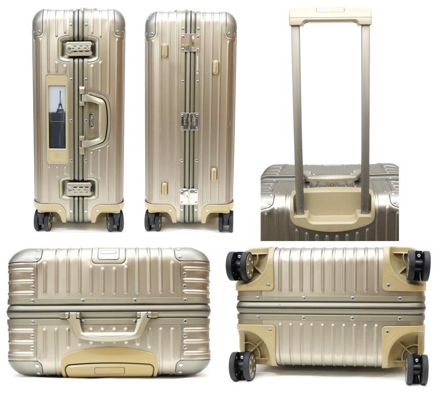 リモワ RIMOWA スーツケース トパーズ チタニウム 電子タグ 67リットル