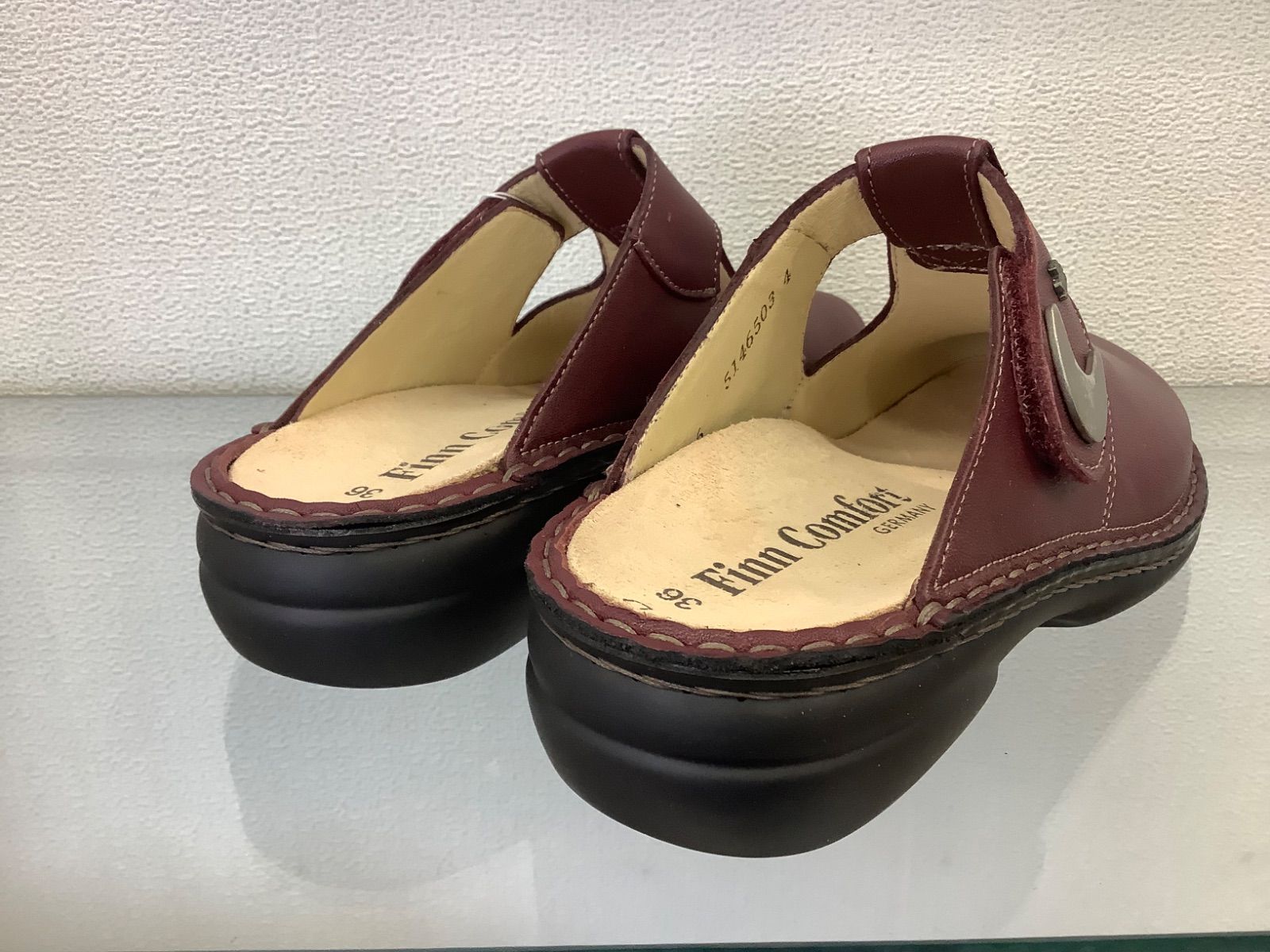 レディースコンフォートシューズフィンコンフォートBELEM2555ボルドー