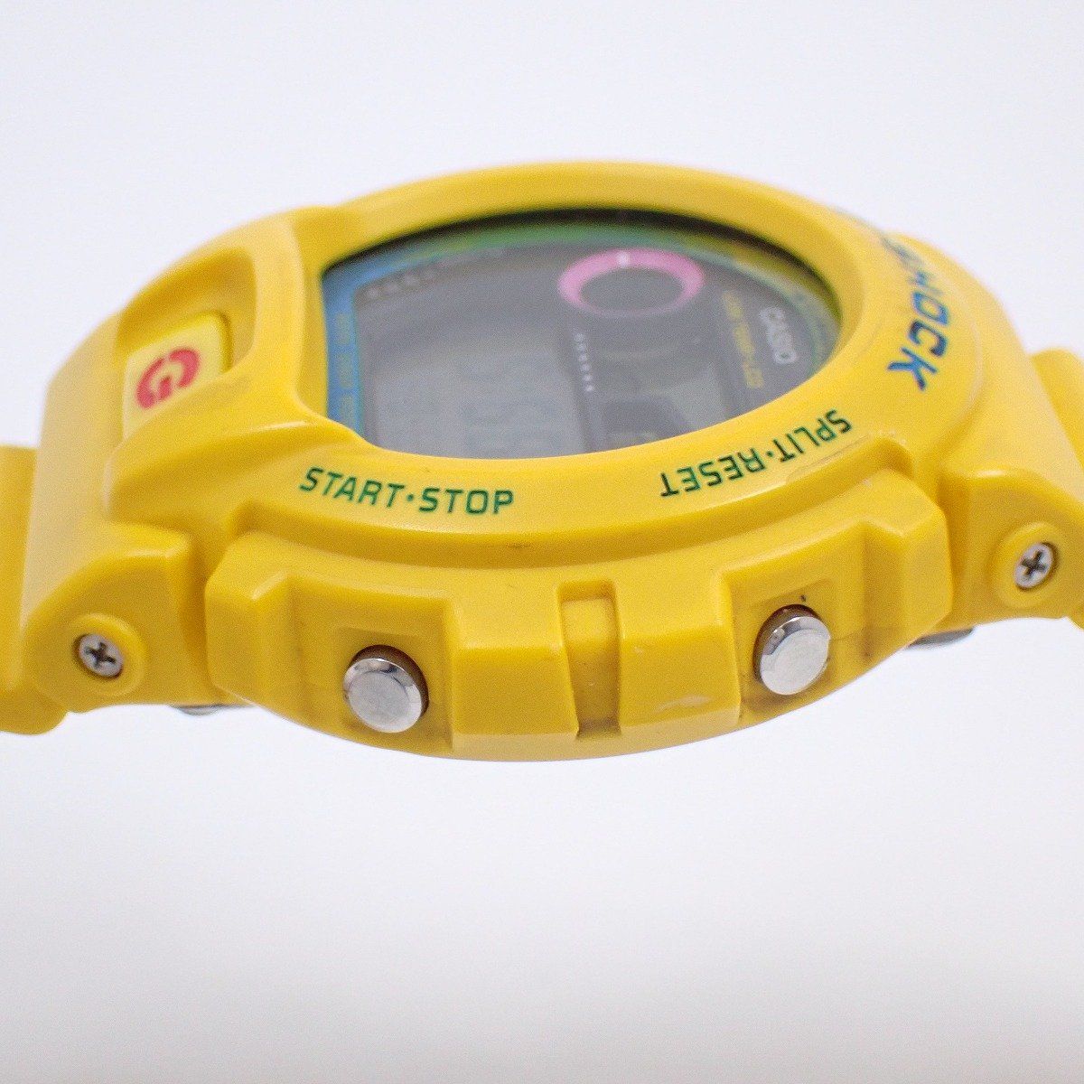  カシオ G SHOCK Gライド タイドグラフ ムーンデータ クォーツ 腕時計 イエロー 樹脂バンド GLX 6900 A 9 JF 腕時計(デジタル) 時計