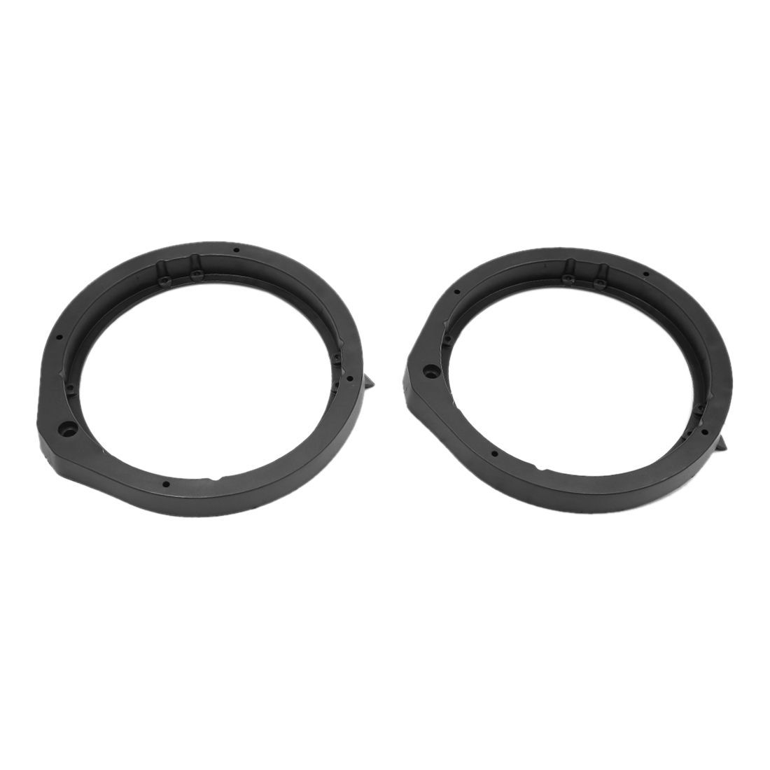 uxcell インナーバッフル 車用スピーカー インナースペーサー インナーバッフルボード スピーカー取付キット 165mm Hondaに対応 フロントドア用 プラスチック製 ブラック 2個入り