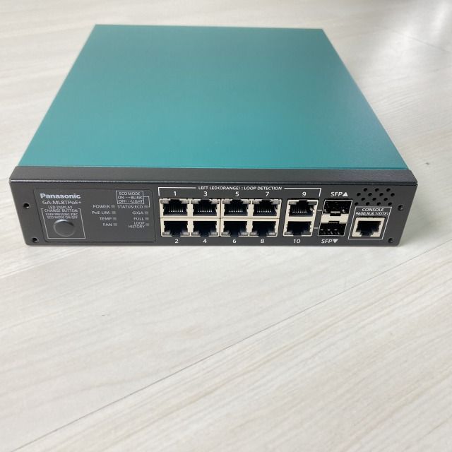 GA-ML8TPoE+ PoE給電スイッチングハブ ※説明書不足 パナソニック