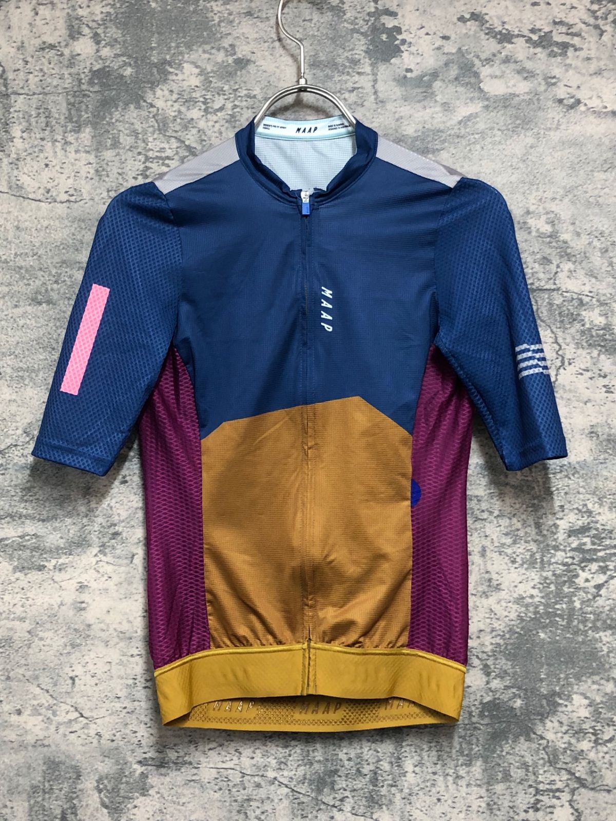 JK113 マープ MAAP WOMEN S PRO FIT JERSEY レディース 半袖 サイクルジャージ 紺 XS