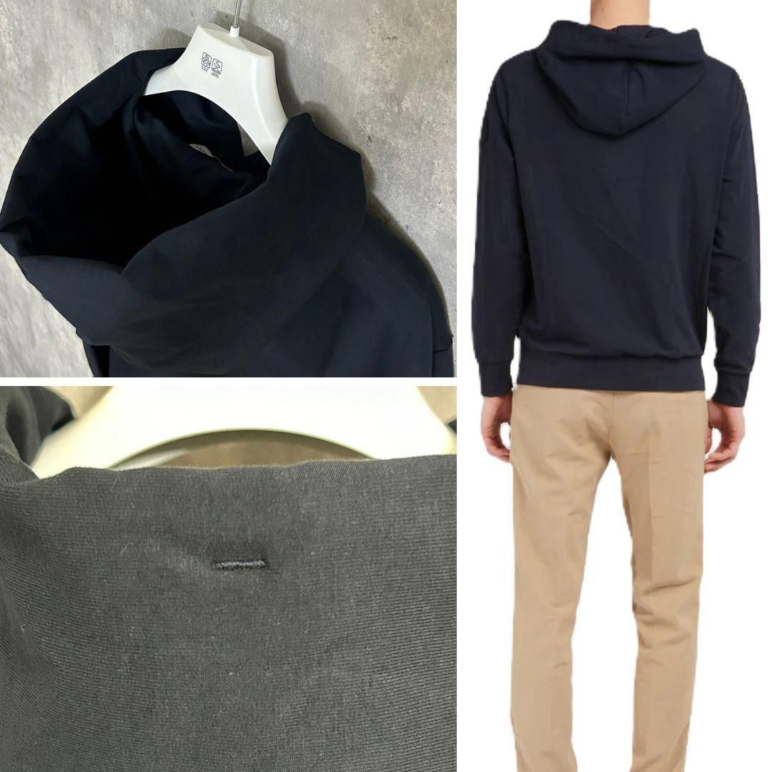 新品未使用タグ付き☆MONCLER ドローストリング パーカー L グレー色 ☆新品未使用タグ付き・本物保証☆MONCLER ドローストリング