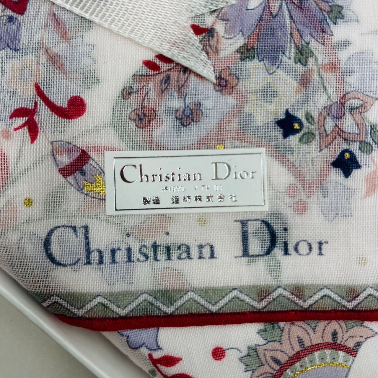 Christian Dior クリスチャンディオール ハンカチ３枚セット