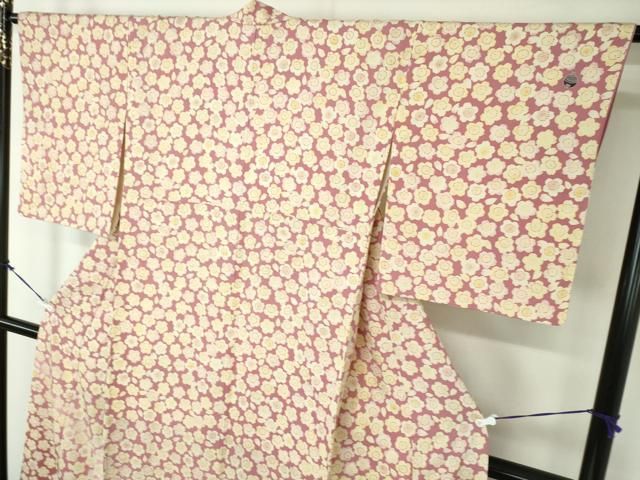 平和屋着物○訪問着 桜尽くし 暈し染め 銀通し地 鈴乃屋扱い