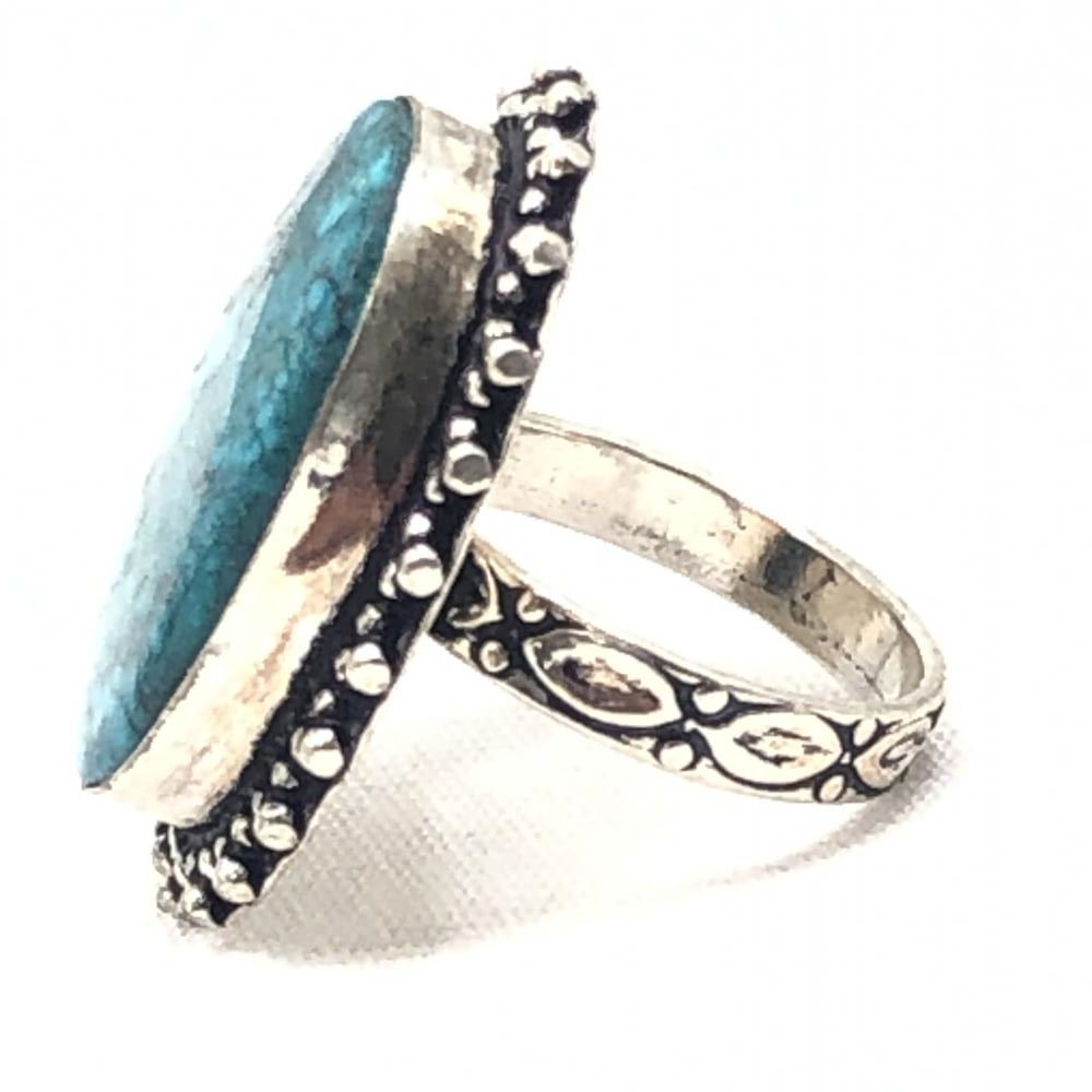 インディアンジュエリー　ドノバンキャッドマン　ターコイズ　ナバホ インディアンジュエリー ／ナバホターコイズリング／ドノバンキャドマン