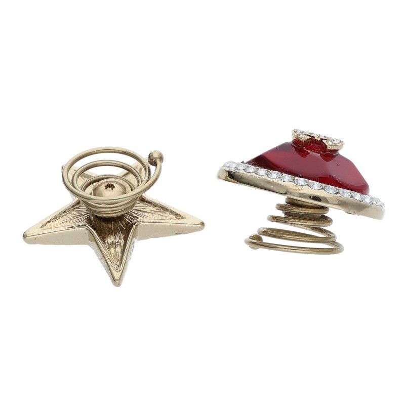 シャネル B22C ココマーク スターラインストーンヘア レディース DECORATOM_COM_BR