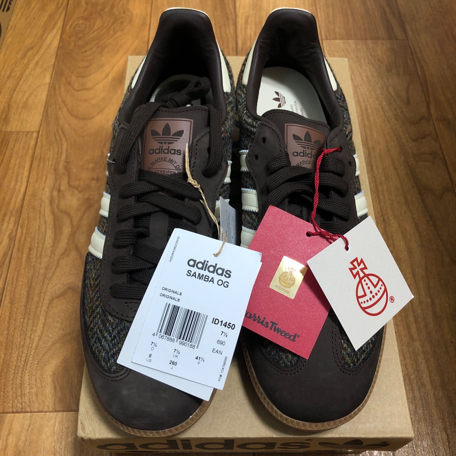 adidas SAMBA OG 新品未使用 26.0cm ハリスツイード adidas SAMBA OG 新品未使用 26.0cm ハリスツイード