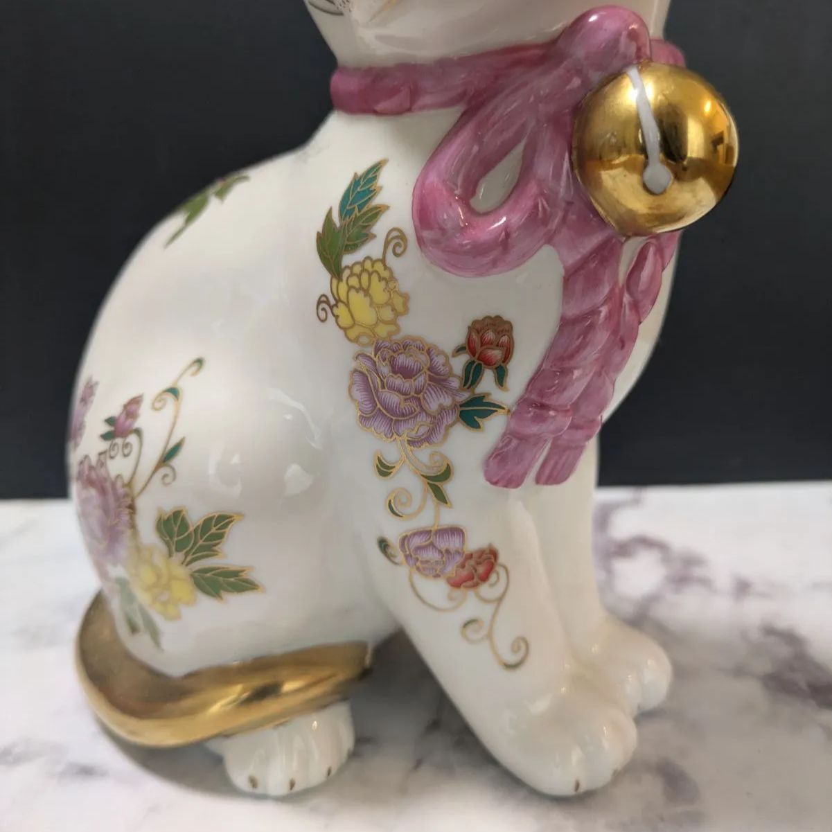 最新最全の フランクリンミント 日本製 美品 置物 陶器 猫 フィギュリン 置物