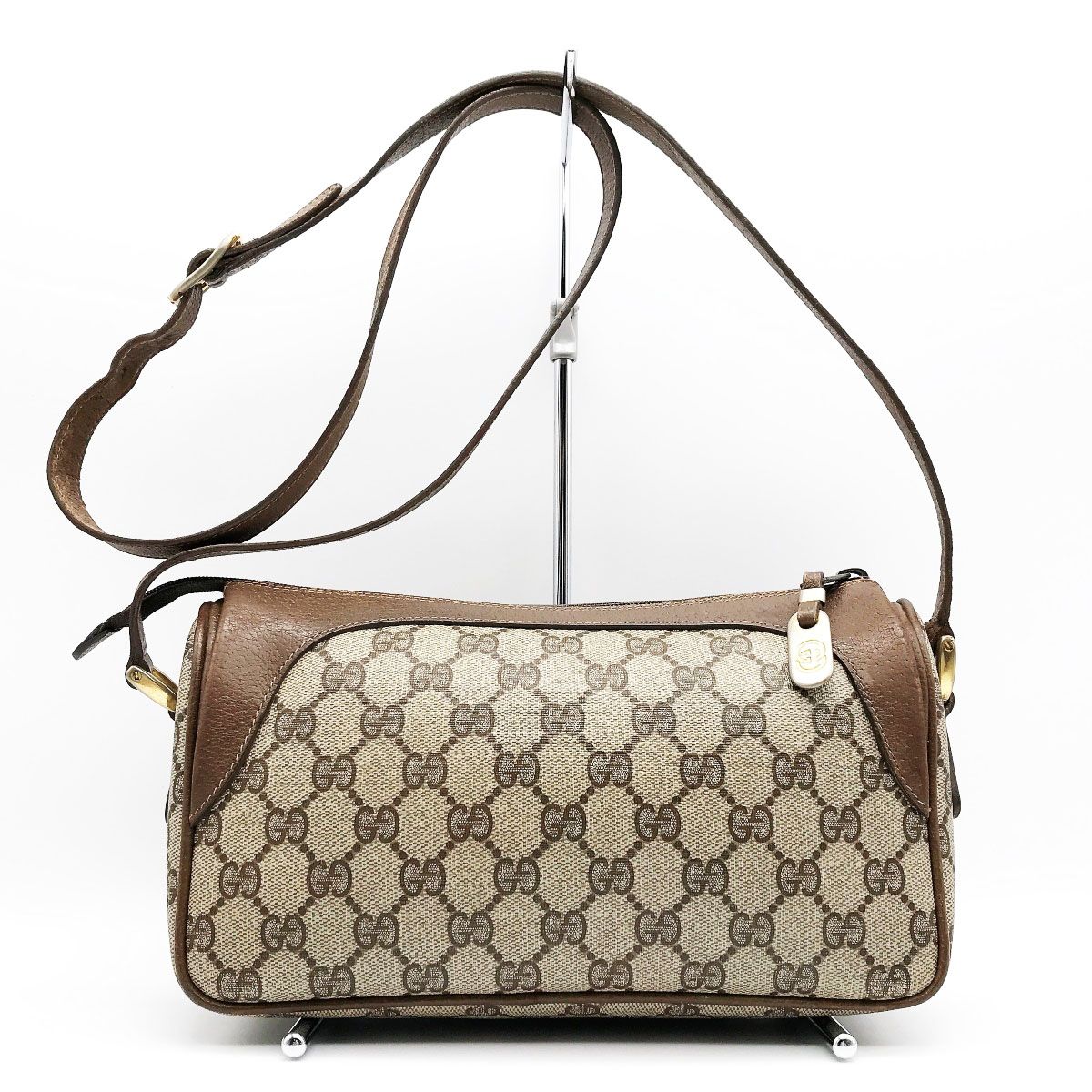 本物良品■グッチ■GGスプリーム シェリーライン/斜めがけショルダーバッグ GUCCI グッチ 斜め掛けショルダーバッグ シェリーライン GG
