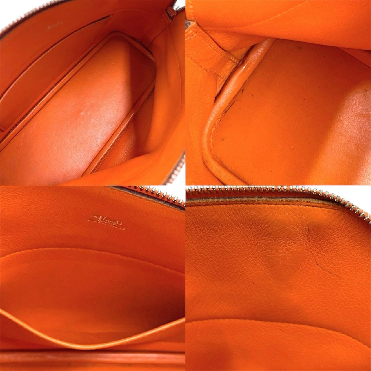 エルメス ボリード27 オレンジ ヴォ―スイフト シルバー金具 2way 