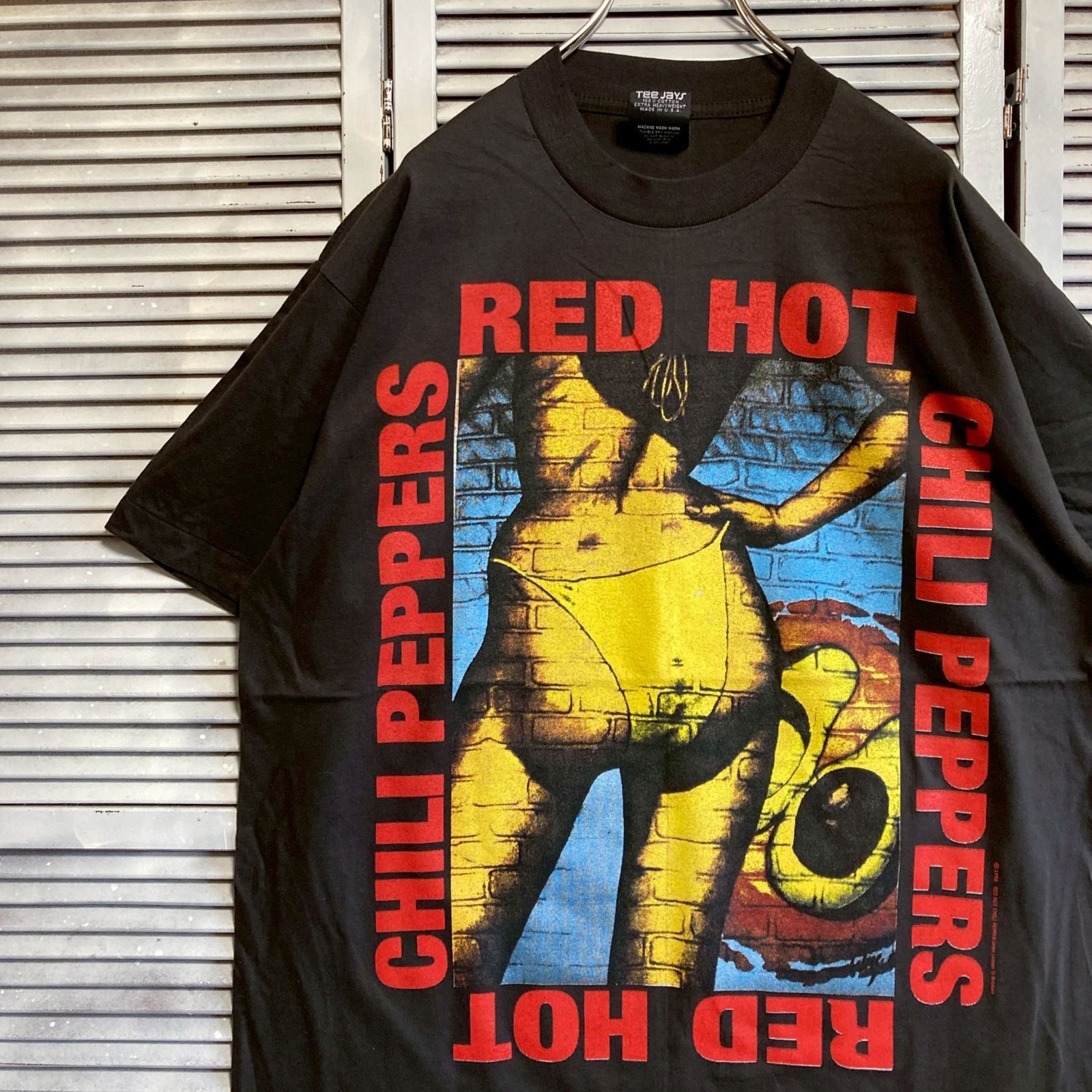 mm]BGHB バンド Tシャツ 古着 USA製 黒 レッドホット
