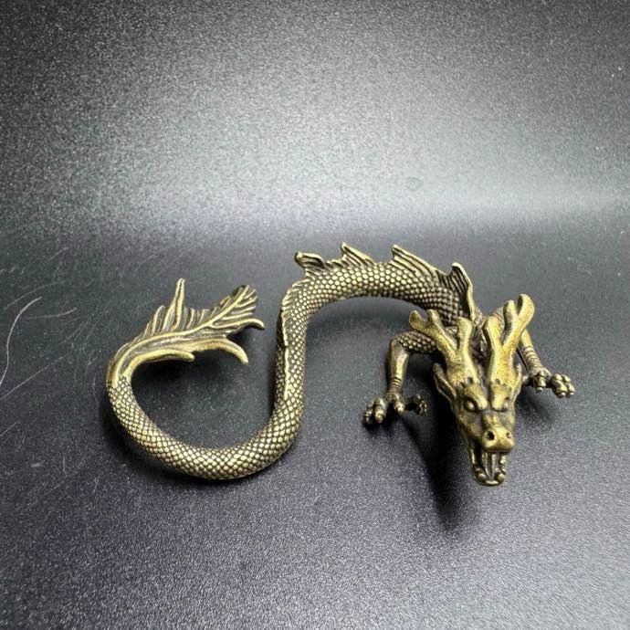 銅 細工 竜 装飾品 工芸品 置物 龍鳳香炉 銅 細工 装飾品 現代工芸