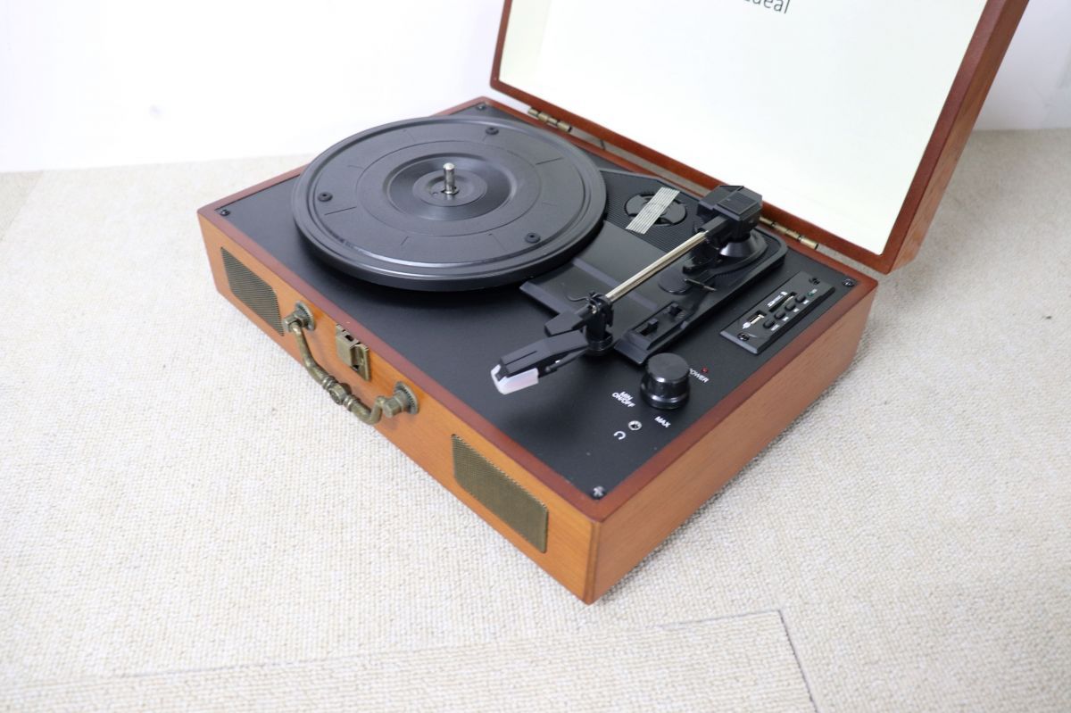 品質保証で、高速配送！ Amzdeal アマゾンディ－ル AMDCPJ01 Portble Record Player ポ－タブルレコ－ドプレイヤ－ |2600