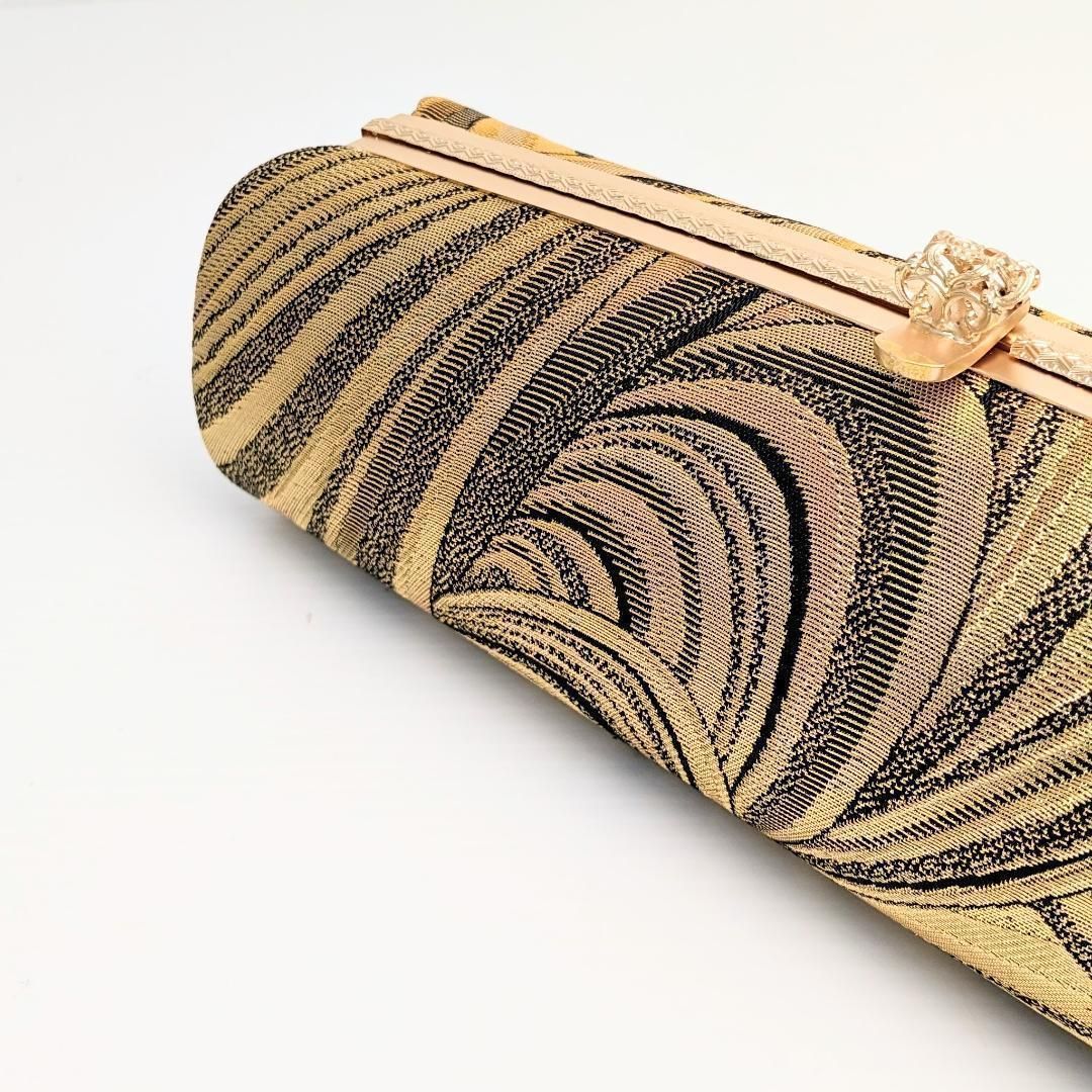 草履バッグセット フォーマル 振袖 ハイヒール フリーサイズ 金×黒 u56 草履バッグセット フォーマル 振袖 ハイヒール フリーサイズ 金×黒 u56