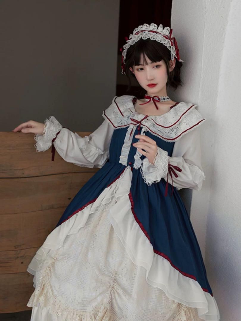 ロリータ白雪姫風ワンピース??普段着にお出かけに