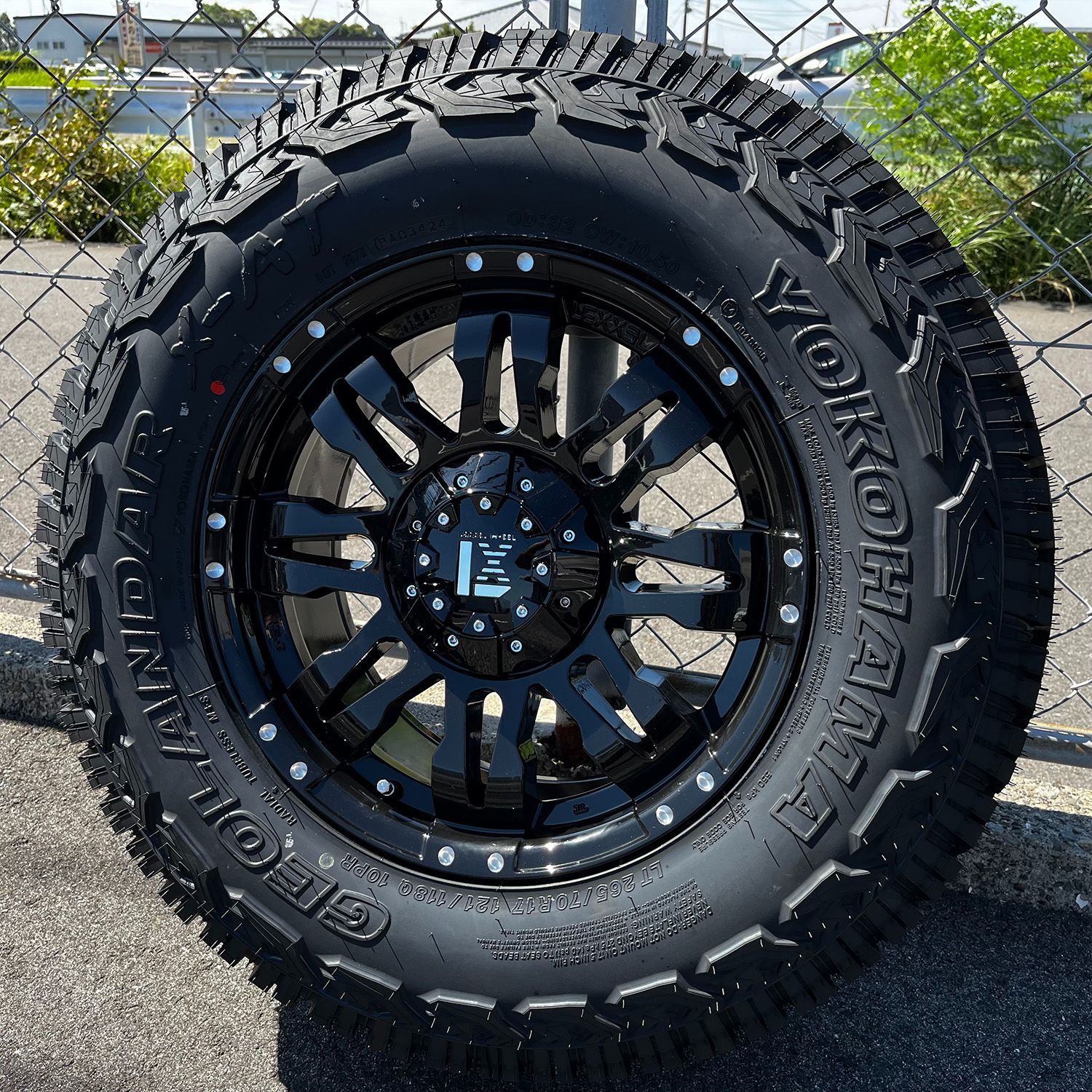 新品4本セット】プラド ハイラックス FJ H3 タイヤホイールセット 17
