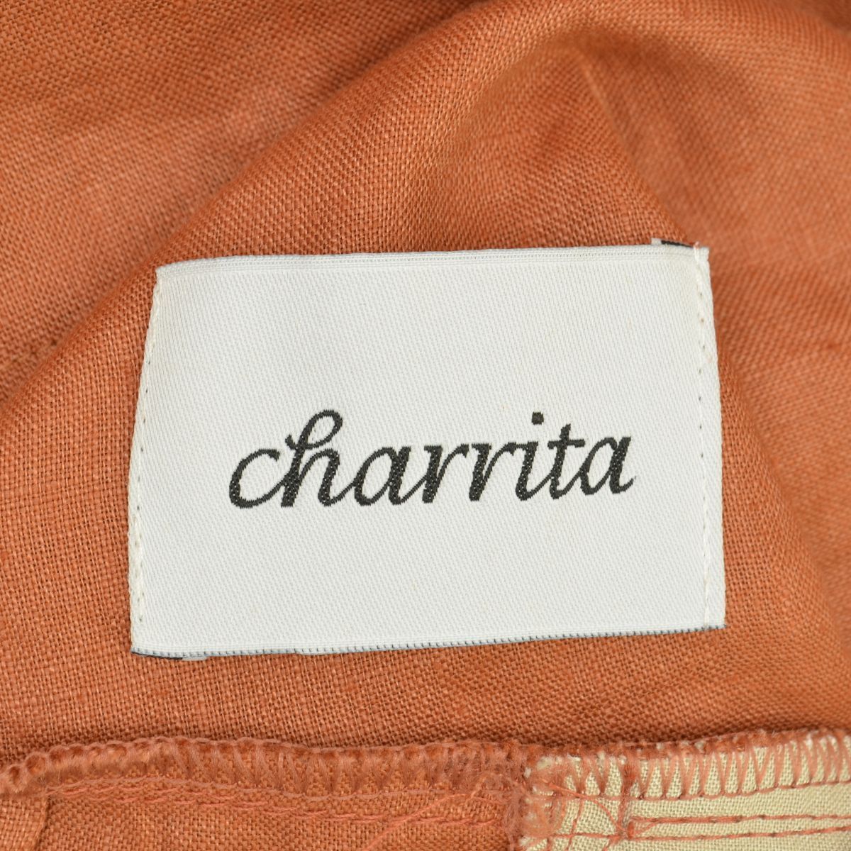 charrita / チャリータ】Vestido lino リネンマキシノースリーブ  