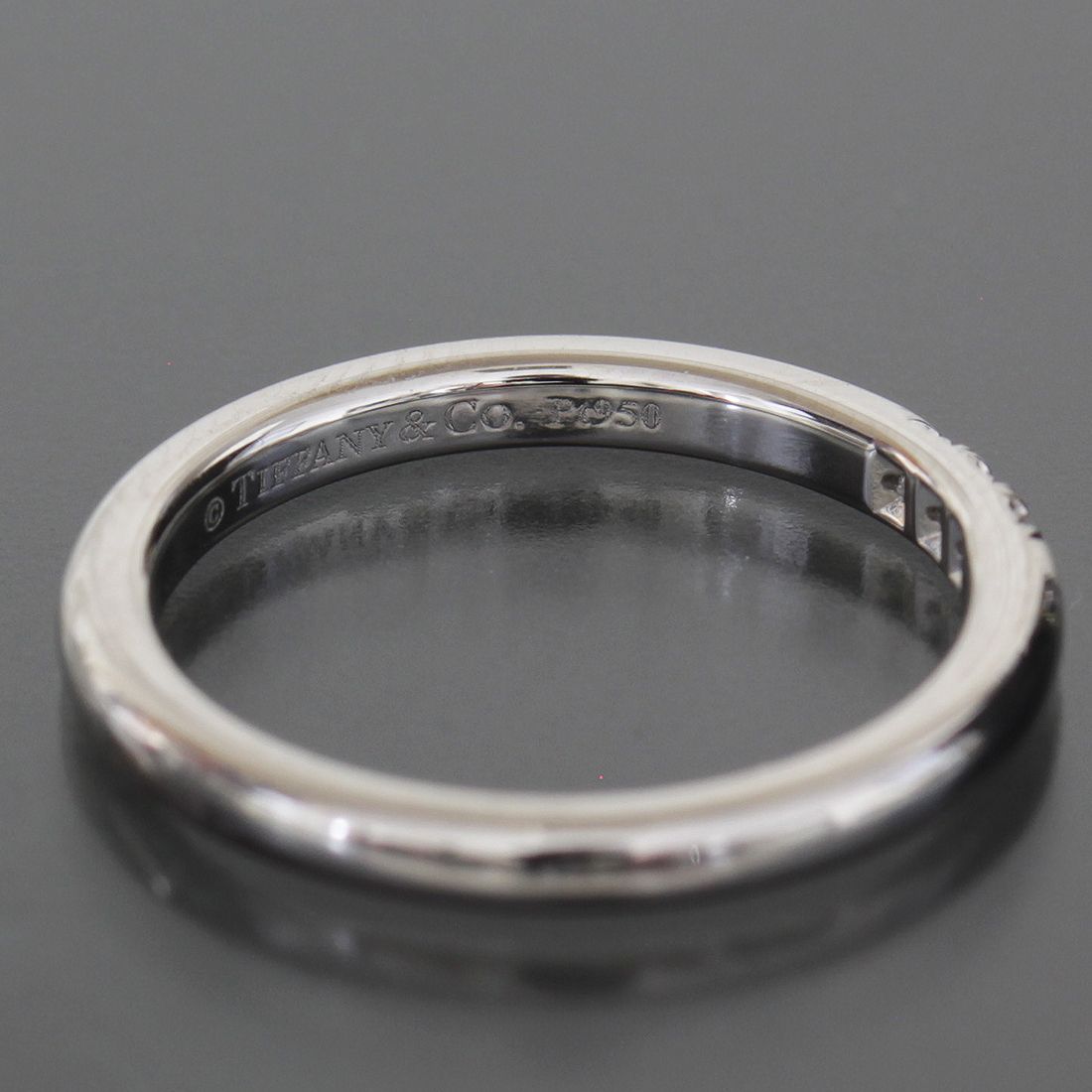 ティファニー フォーエバー ダイヤ リング 6号 PT950 箱 E1887