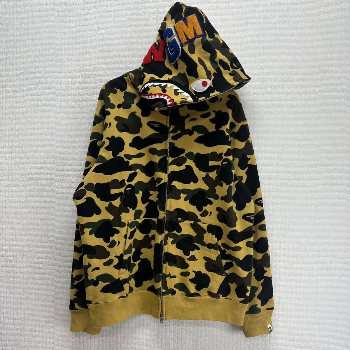 A BATHING APE エイプ 1stカモ フルジップパーカー A BATHING APE アベイシングエイプ 1st Camo Shark Full Zip