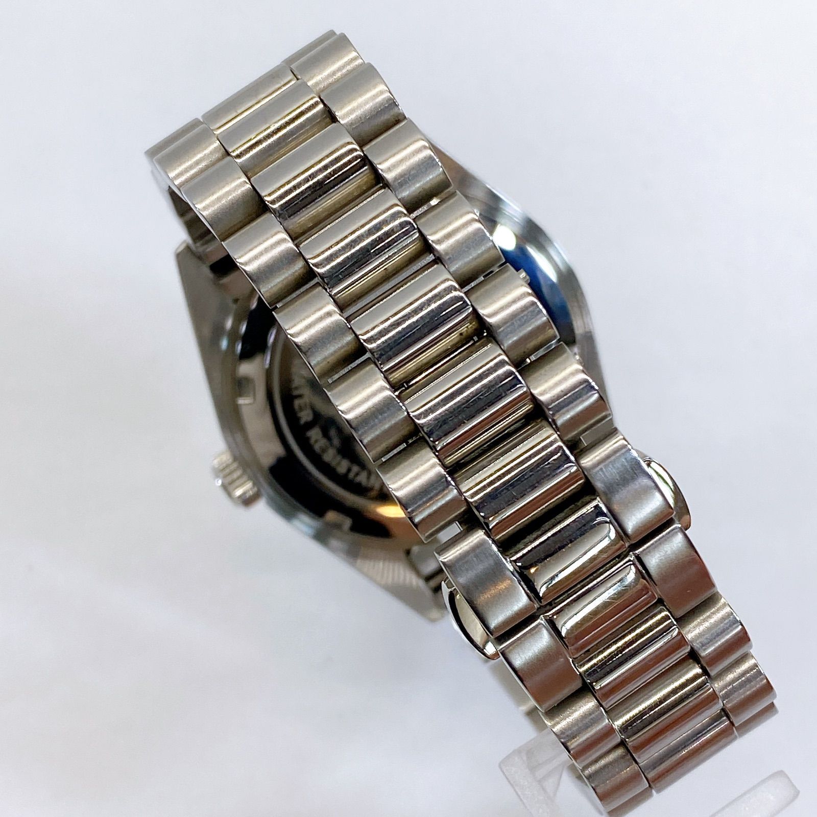 □TECHNOS テクノス 腕時計 T9B95SI アイスブルー文字盤 シルバー 