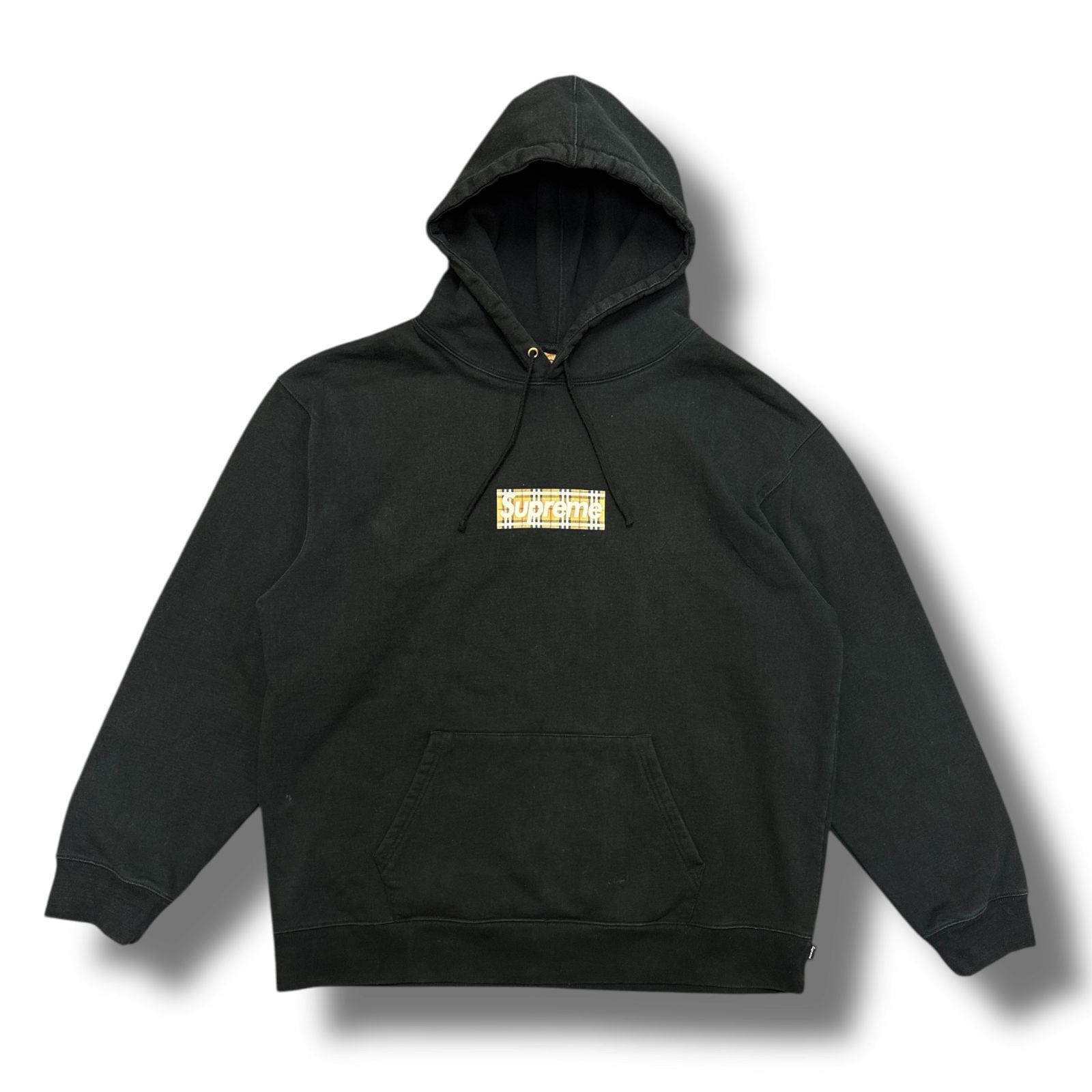 シュプリームバーバリー XL 黒 Supreme シュプリーム 22SS Burberry