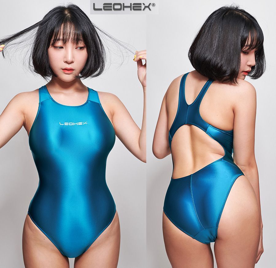 leohex エロ n639BLGR 【M～XLサイズ】LEOHEX スイムスーツ コスチューム レオタード ハイレグ ワンピース水着 超光沢 グラビア レオタード 競泳  水泳 スクール水着 コスプレ衣装 - メルカリ