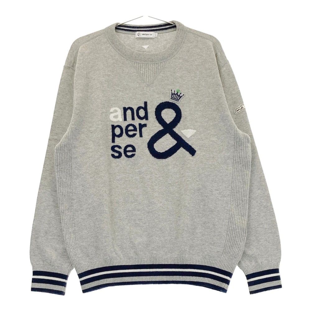and per se アンパスィ セーター ゴルフウェア メンズ LLサイズアン