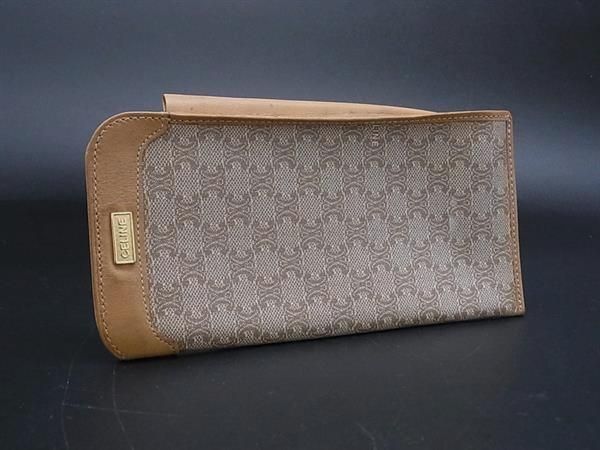⭐︎専用⭐︎ セリーヌ　眼鏡ケース　レザー　マカダム柄 トリオンフ　ダークブラウン ⭐︎専用⭐︎ セリーヌ 眼鏡ケース レザー マカダム柄