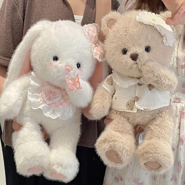 Disneyウサギ・猫・クマのぬいぐるみセット うさぎぬいぐるみ ふわふわ ウサギ 女の子 猫 うさぎ クマ 抱き