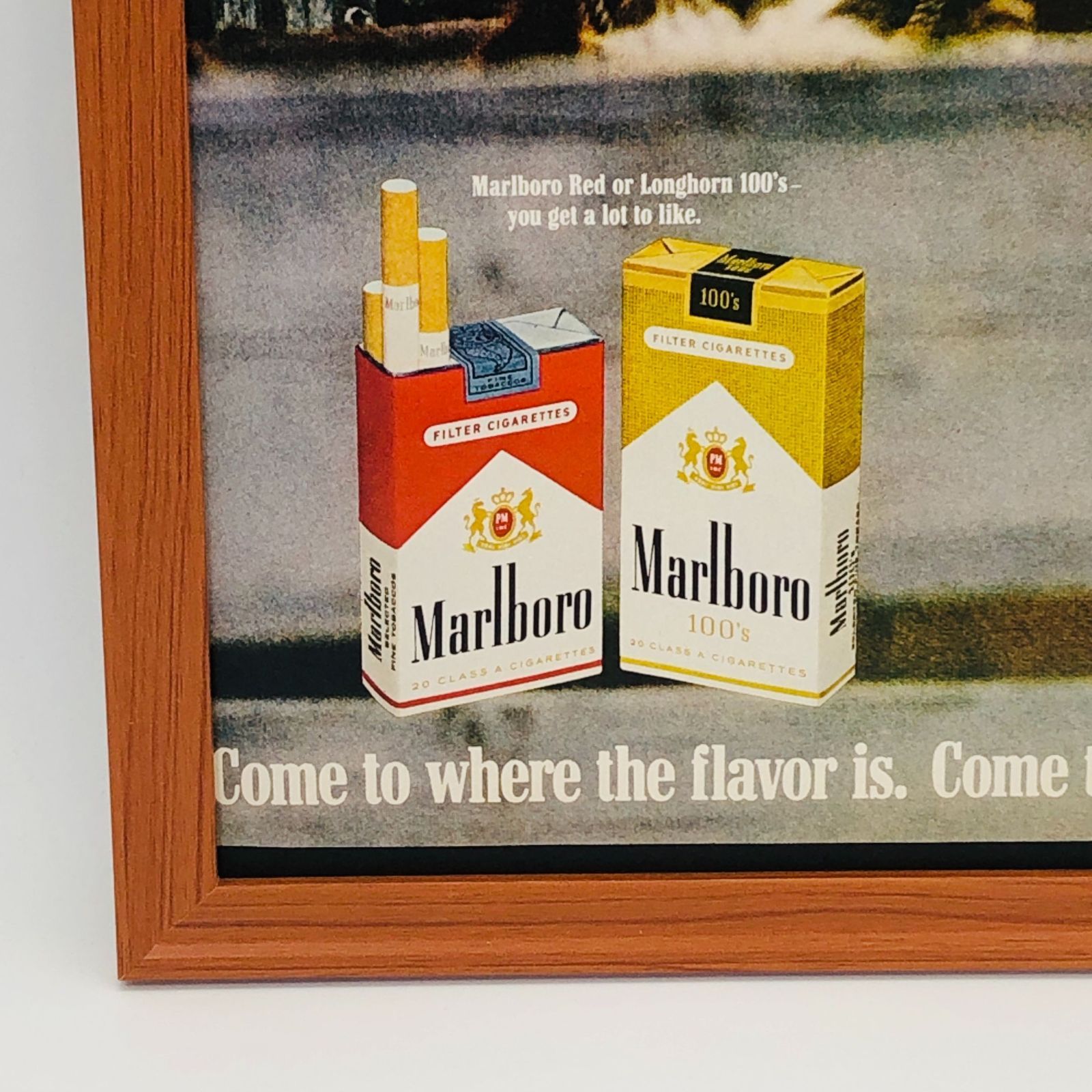 ビンテージ 広告 当時物 ポスター 『 マルボロ 煙草( Marlboro