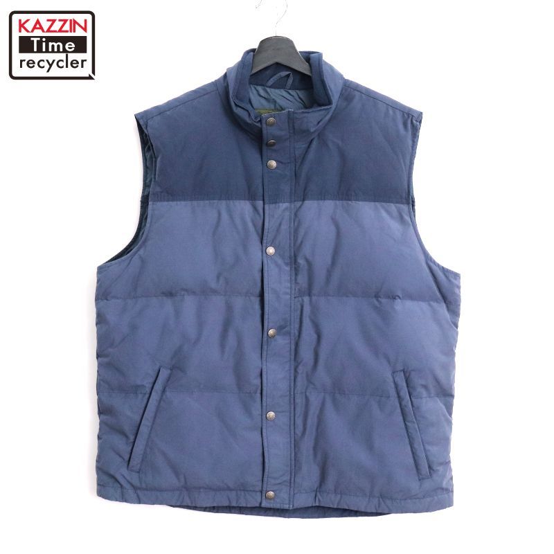 00s Eddie Bauer グース ダウンベスト メンズ 表記Lサイズ - メルカリ