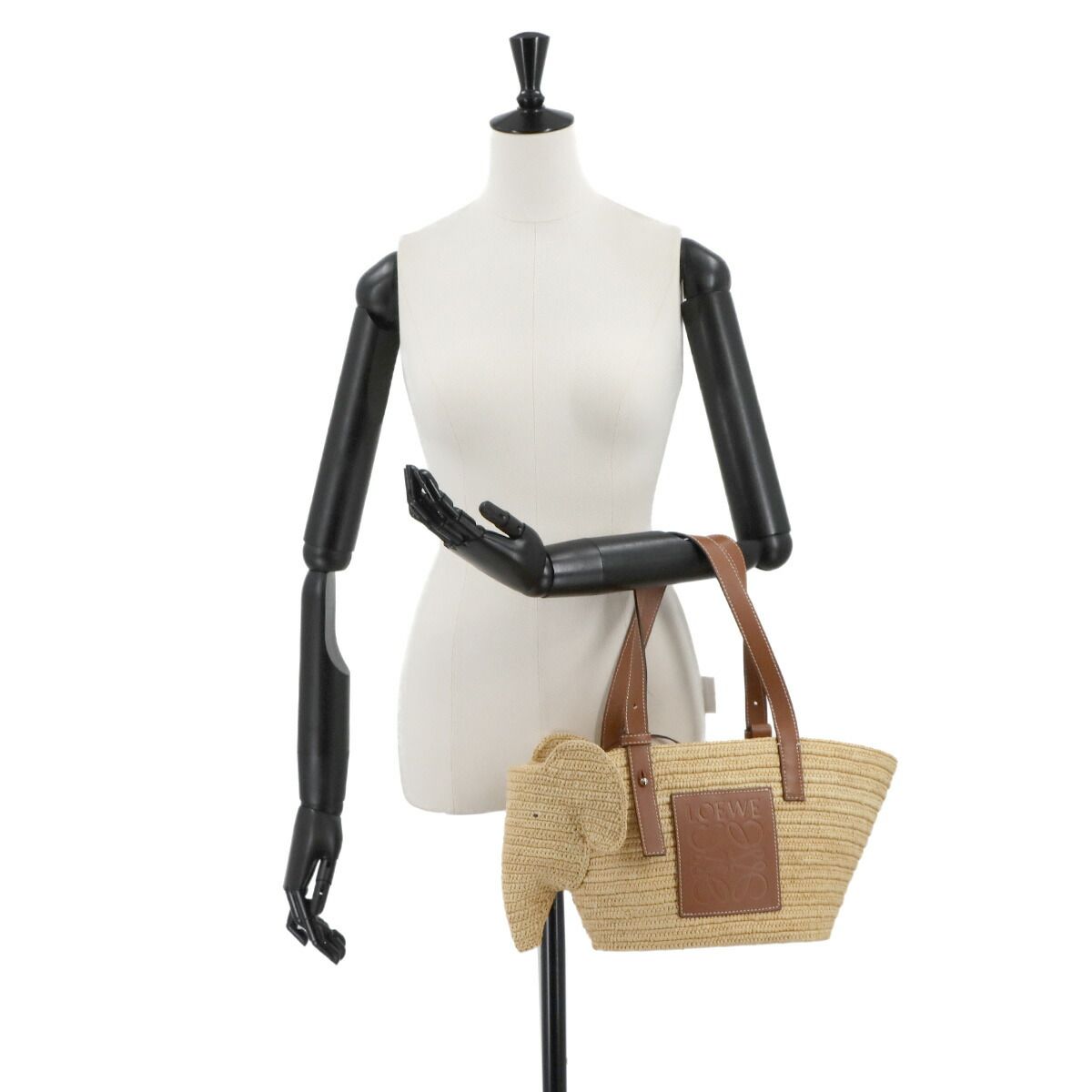 未使用 展示品 ロエベ LOEWE エレファント バスケット バッグ