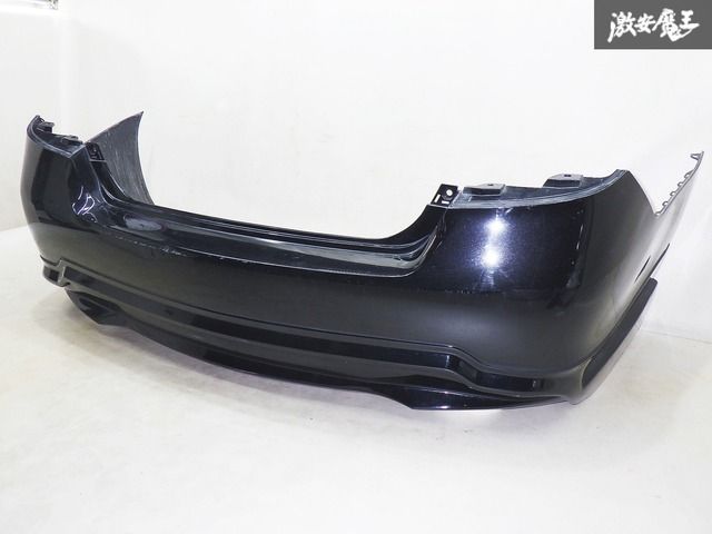 日産 純正 Y51 フーガ FUGA 前期 リアバンパー 85022-1ME0H 2010年 +OP リヤアンダースポイラー 再塗装黒メタ系 棚2F-