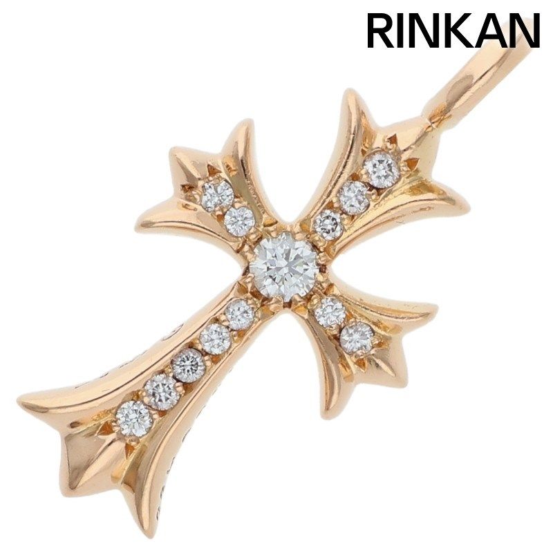 クロムハーツ 22K TNY CRSF P/DMND/タイニーファットクロス PAVEダイヤ