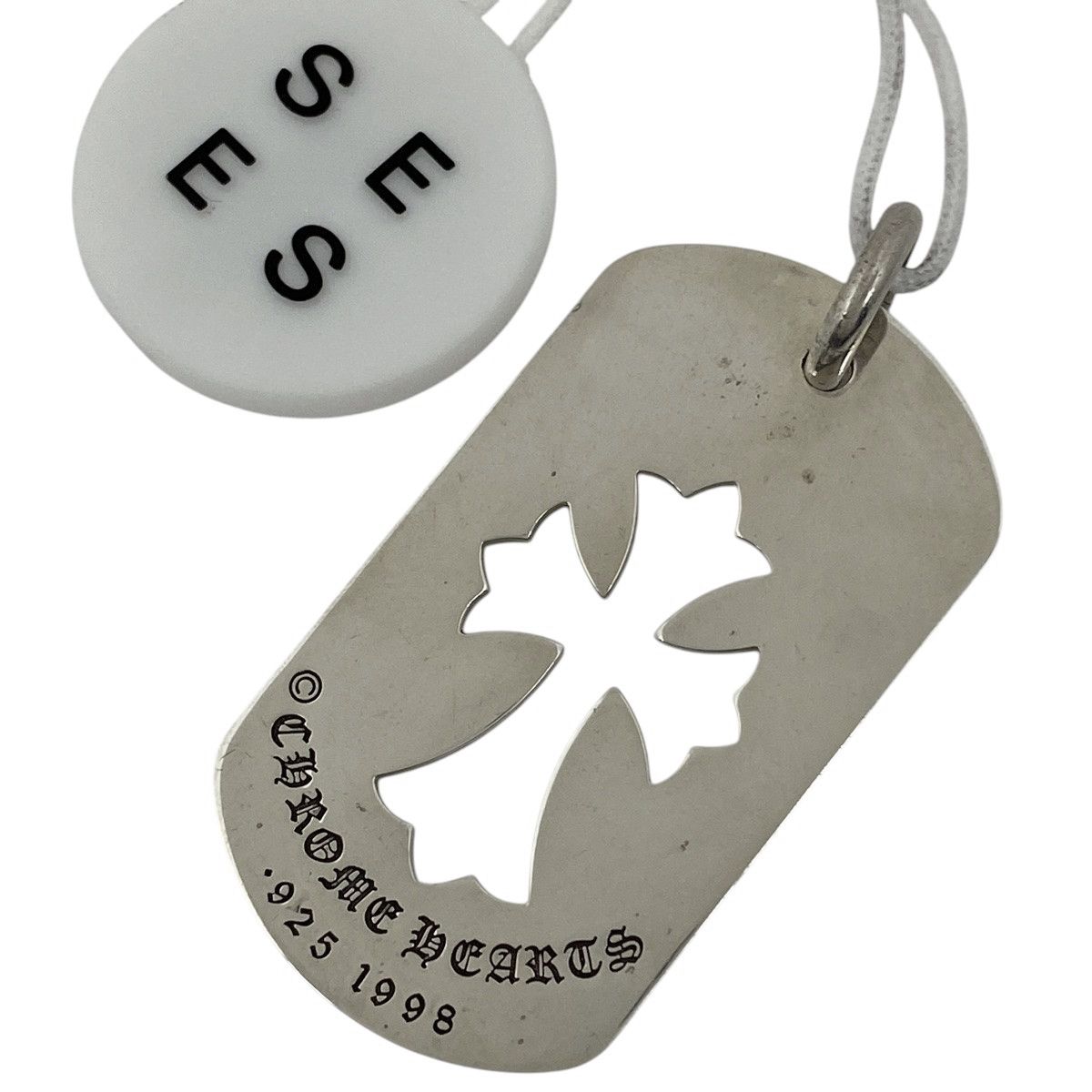 クロムハーツ　 スモールドッグタグ クロムハーツ（Chrome Hearts）ドッグタグ スモール カットアウト CH