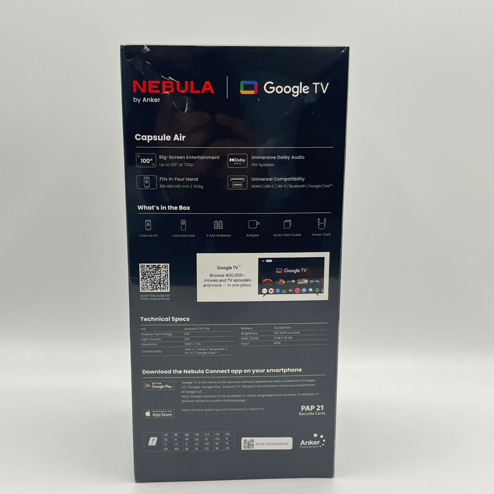 新品・未開封品】 Anker Nebula Capsule Air モバイル