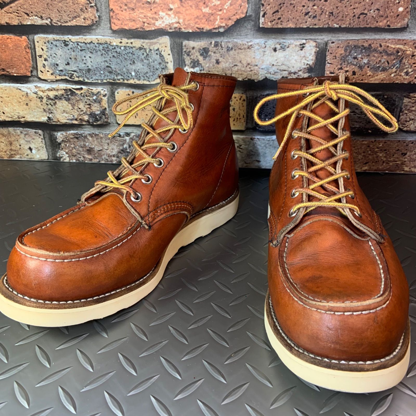 REDWING 　875 　金刺繍半円犬タグなし　激レア　イレギュラーモデル　1993年製　US8.5E　(24L3-875-85-1993)　VINTAGE　レッドウイング　アメリカ製