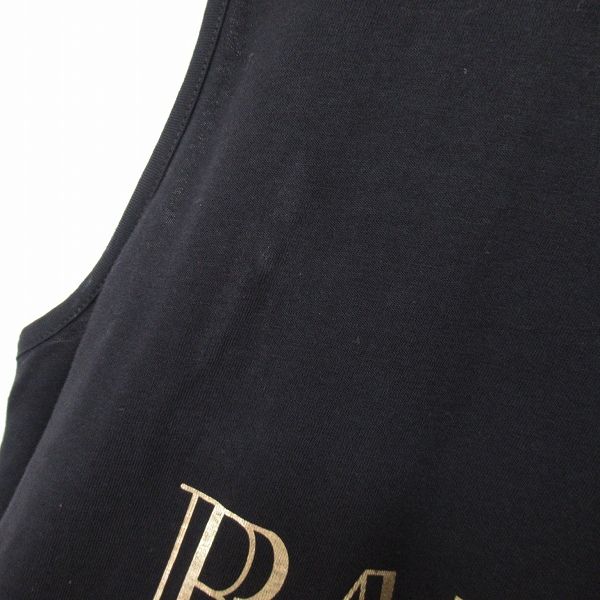 バルマン BALMAIN カットソー ノースリーブ タンクトップ 金ボタンM バルマン BALMAIN カットソー ノースリーブ タンクトップ 金