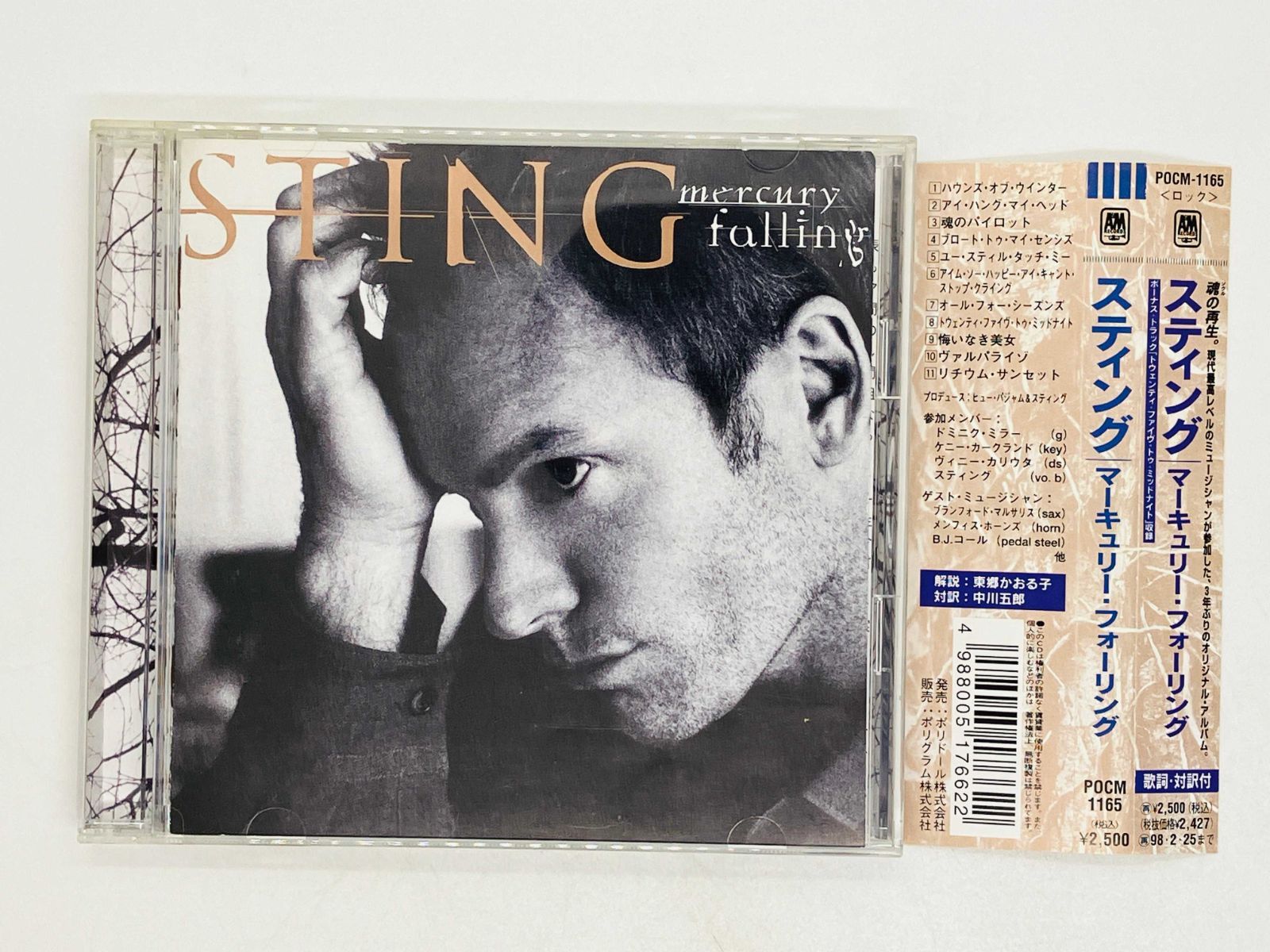 CD STING MERCURY FALLING / スティング マーキュリー・フォーリング