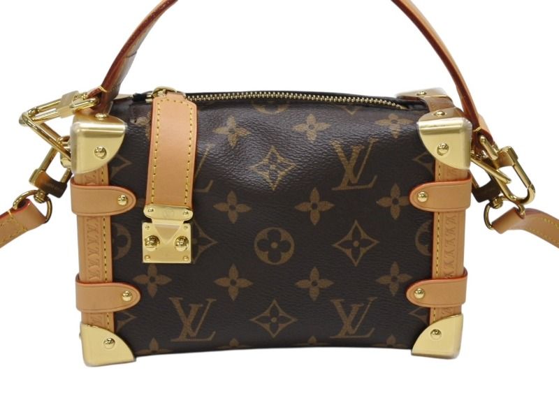 LOUIS VUITTON ルイヴィトン サイドトランクPM ショルダーバッグ M 46815 モノグラム ゴールド金具 4 b 008249