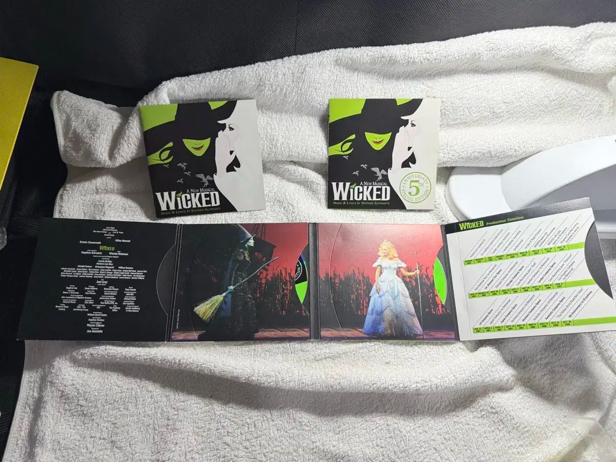 ミュージカル 邪悪な オリジナルブロードウェイ キャストアルバム 5 記念日 2CD