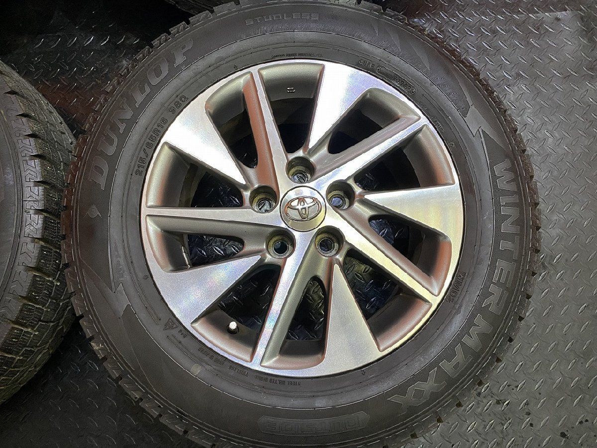 DUNLOP WM02 215/65R16】スタッドレス【トヨタ 20アルファード 純正