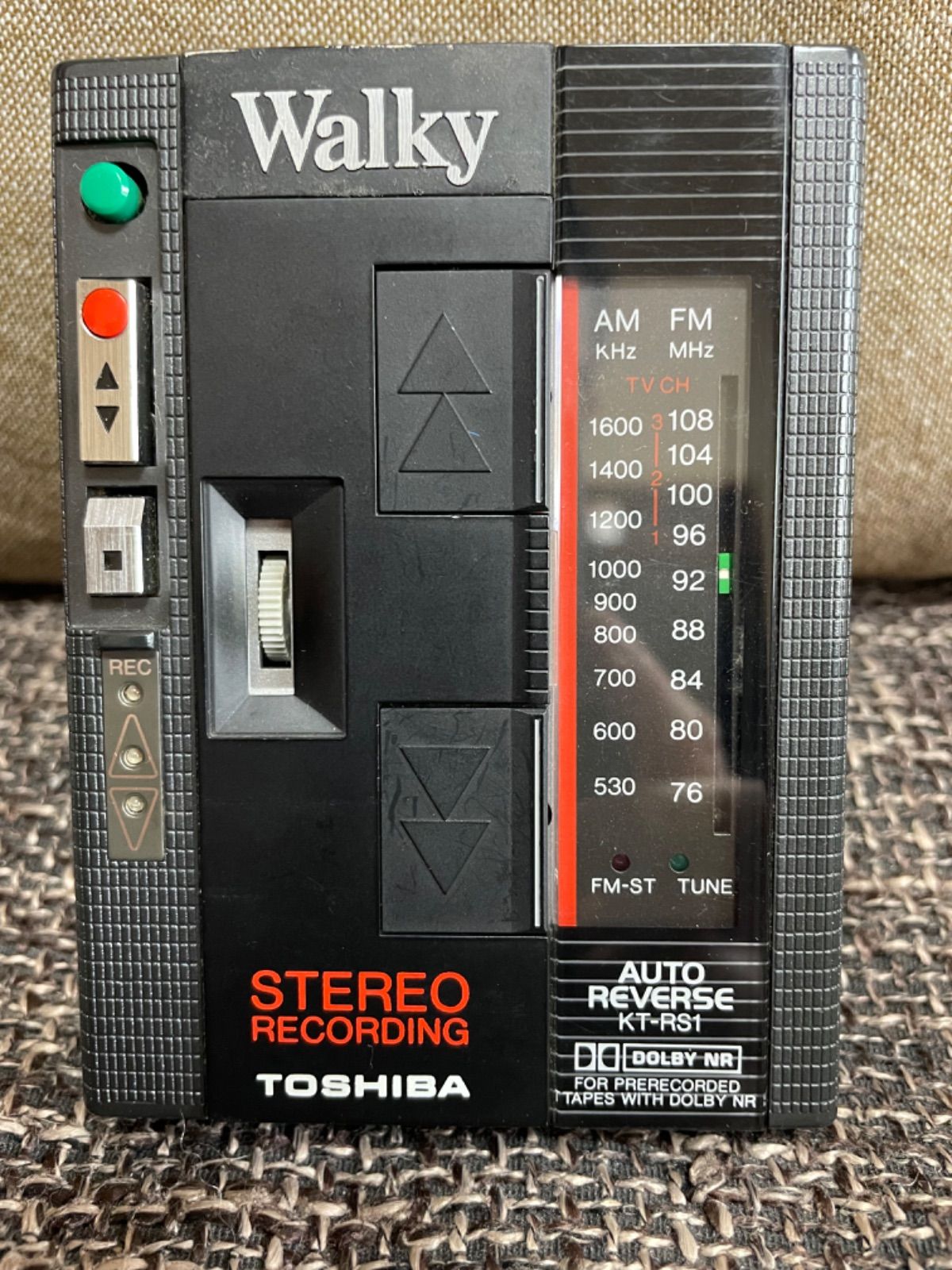 希少 TOSHIBA 東芝 KT-RS1 カセットレコーダー Walky RS ステレオ