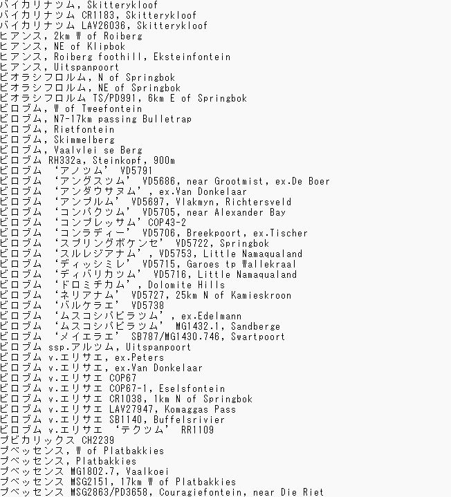 コノフィツム種子 用