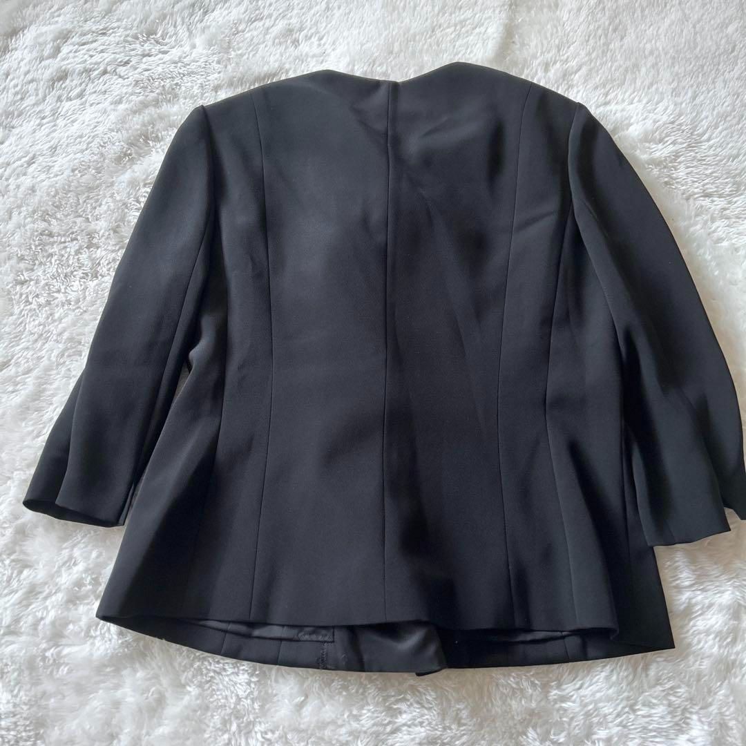 LANVIN NOIR ランバンノワール ノーカラージャケット 美品 XL 42